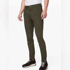 Lululemon ABC‎ Pant Slim *Warpstreme Dark Olive Size 33
